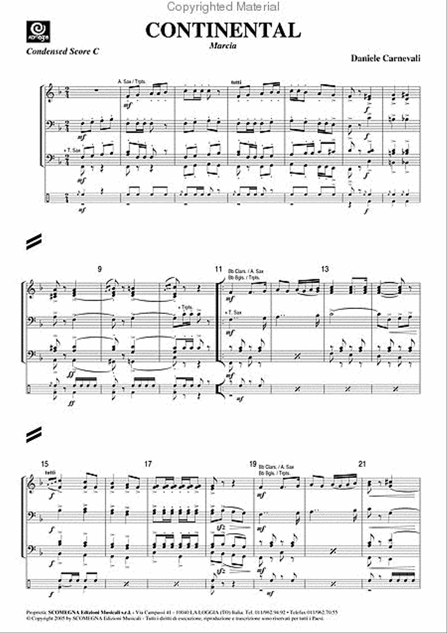 Red Book Vol. 1 - 24 Marches Marching Band scores gallery preview page 11