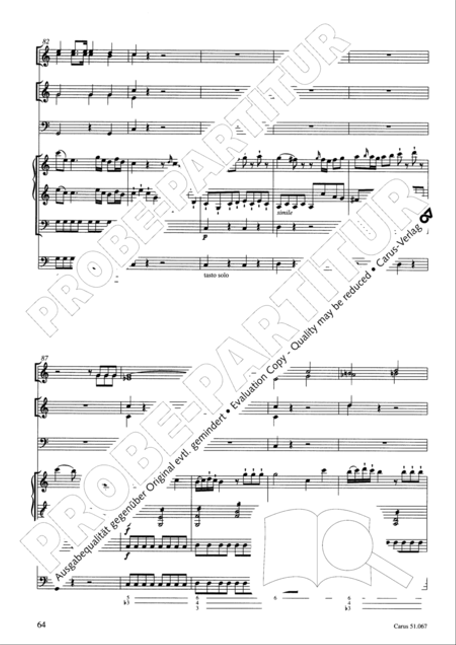 Church Sonatas Church Sonatas Collection / Songbook scores gallery preview page 65