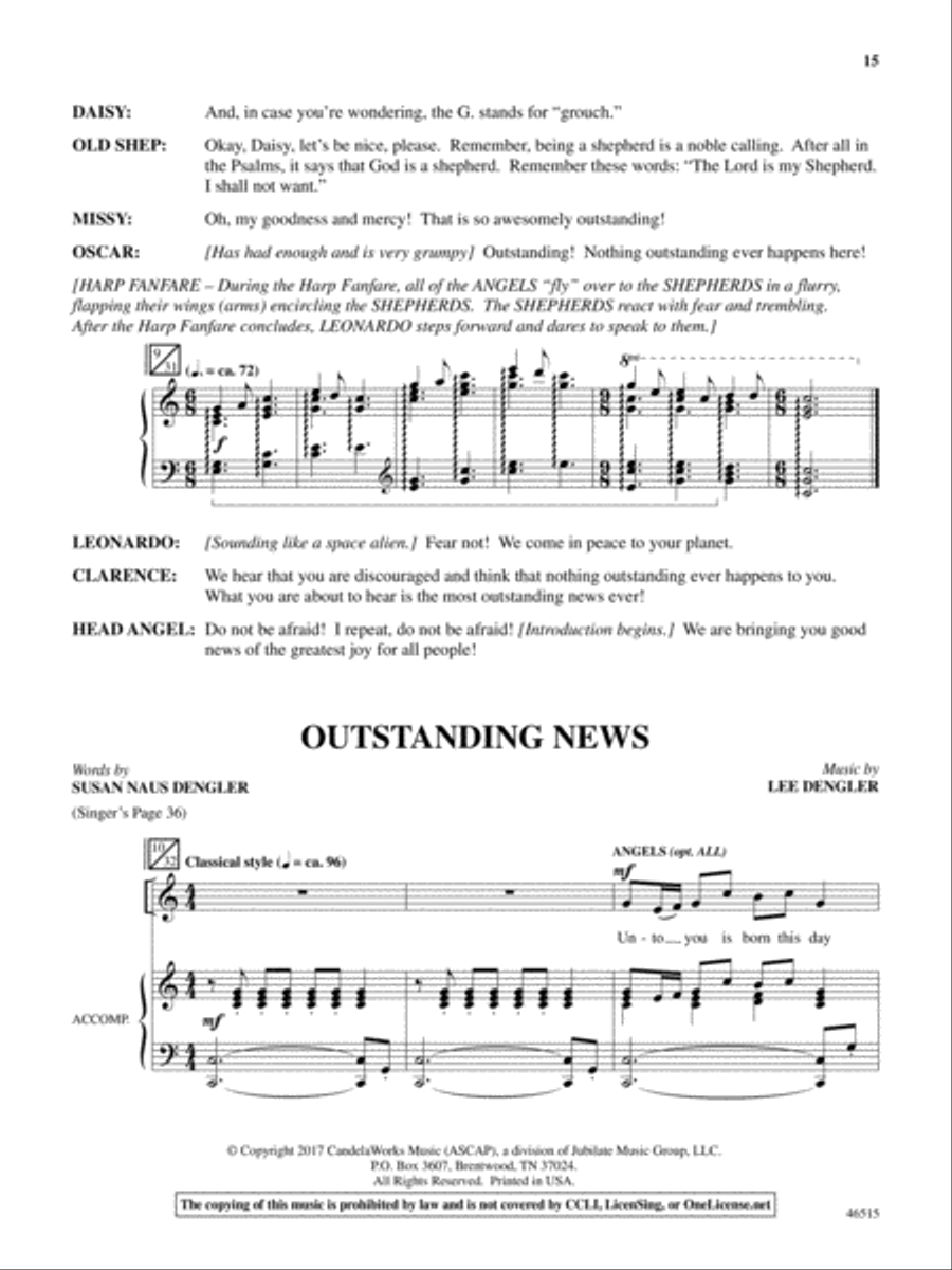 Out Standing in Their Field Choir scores gallery preview page 19