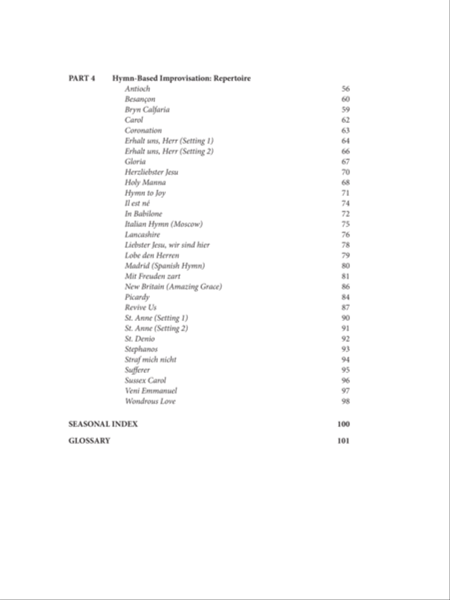 Creative Hymn Playing: Improvisation, Exercises, and Repertoire image number null