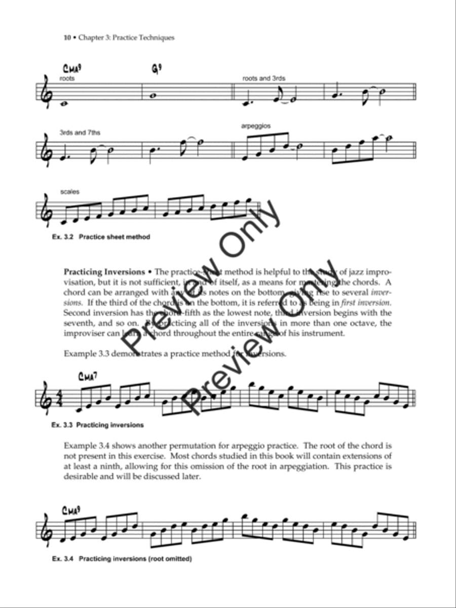 Jazz Improvisation: The Goal-Note Method (Text with MP3s) Jazz Ensemble scores gallery preview page 21