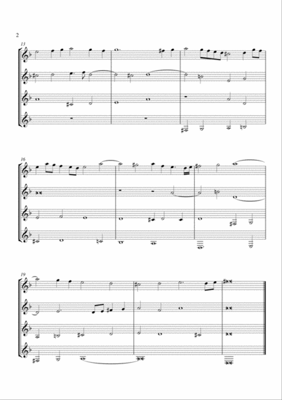 Sonata 3: Fugue-Grave Sonata 3: Fugue-Grave Horn scores gallery preview page 2