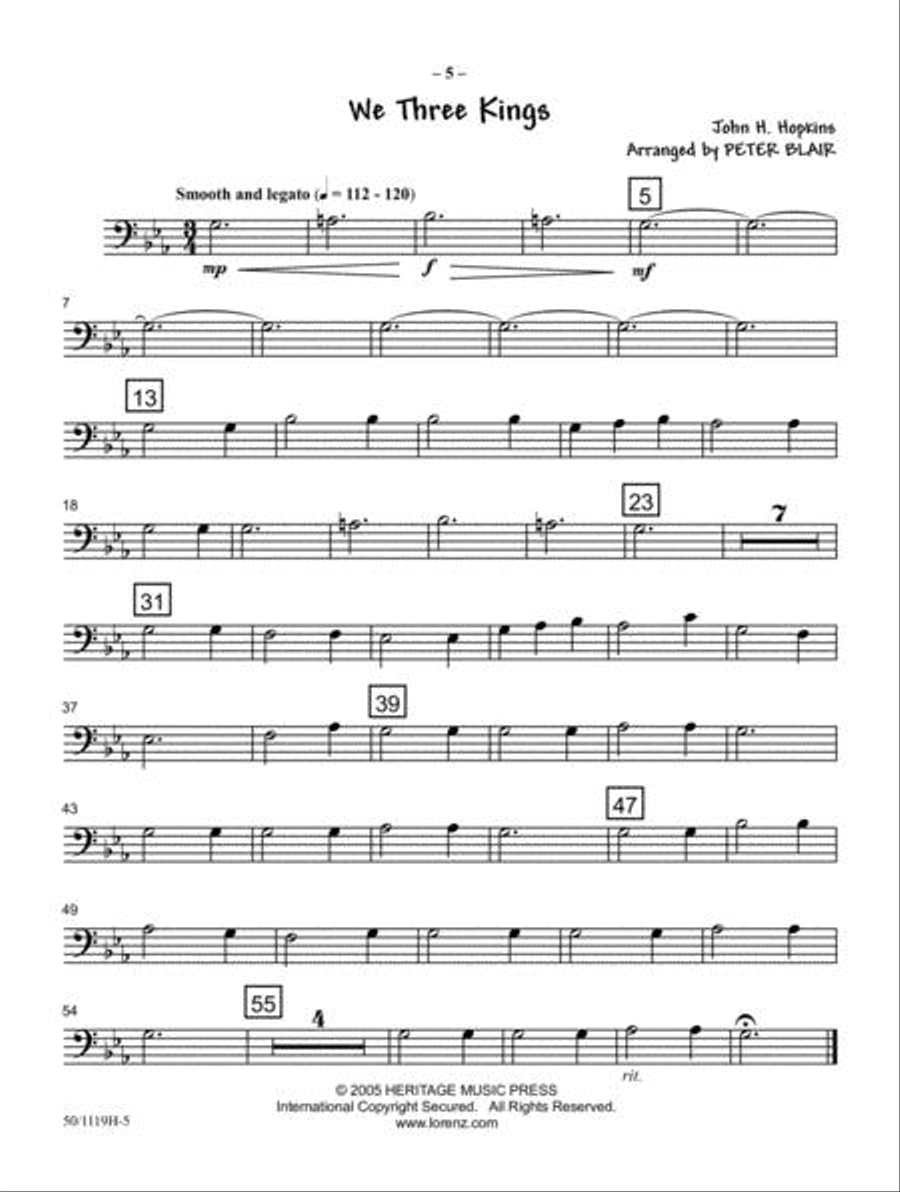 JumpStart First Holiday Concert - Tbn/Bari B.C./Bsn Concert Band scores gallery preview page 4