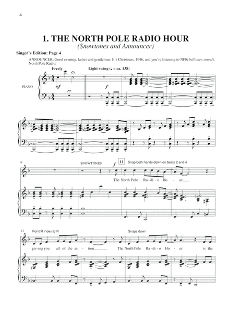 The North Pole Radio Hour - SoundTrax CD (CD only) Choir scores gallery preview page 3