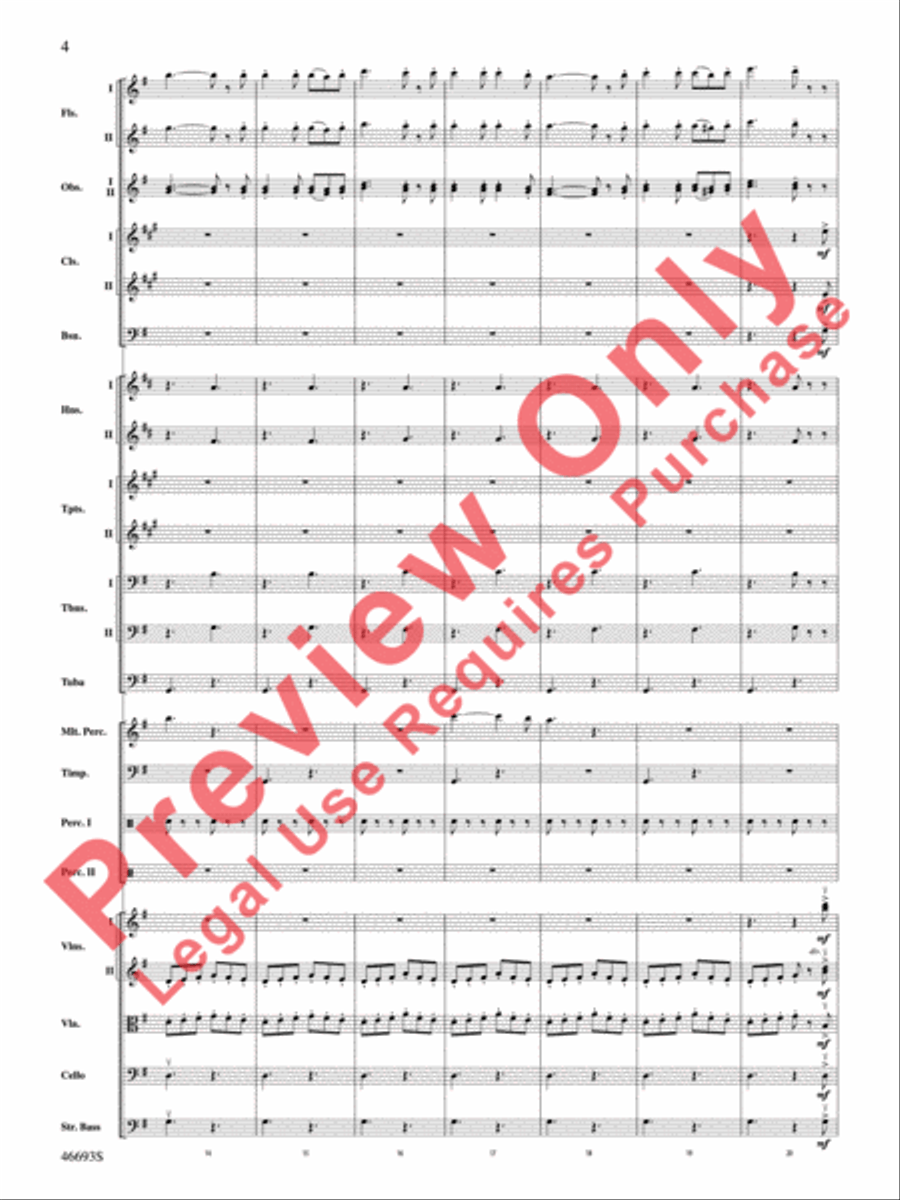 Suite of Carols Full Orchestra scores gallery preview page 5