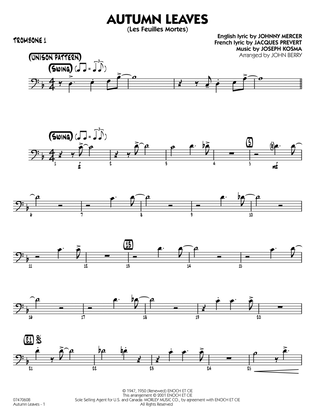 Autumn Leaves (arr. John Berry) - Trombone 1