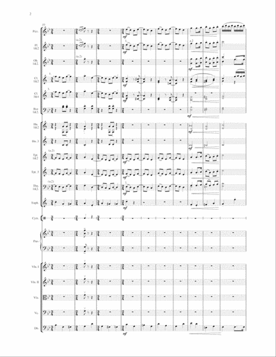 John Paul Jones - Orchestral Medley (for orchestra). Full score. Full Orchestra scores gallery preview page 6