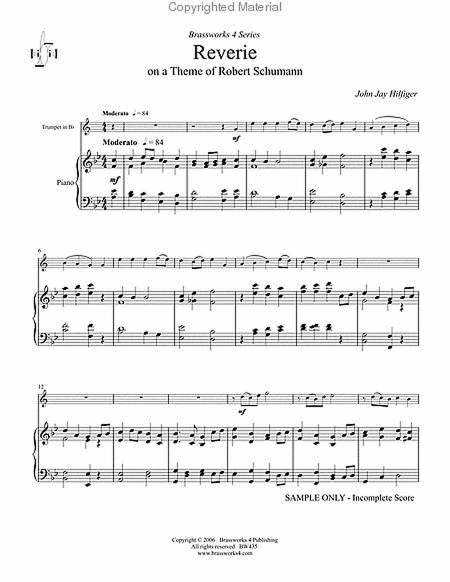 Reverie on a Theme of Robert Schumann