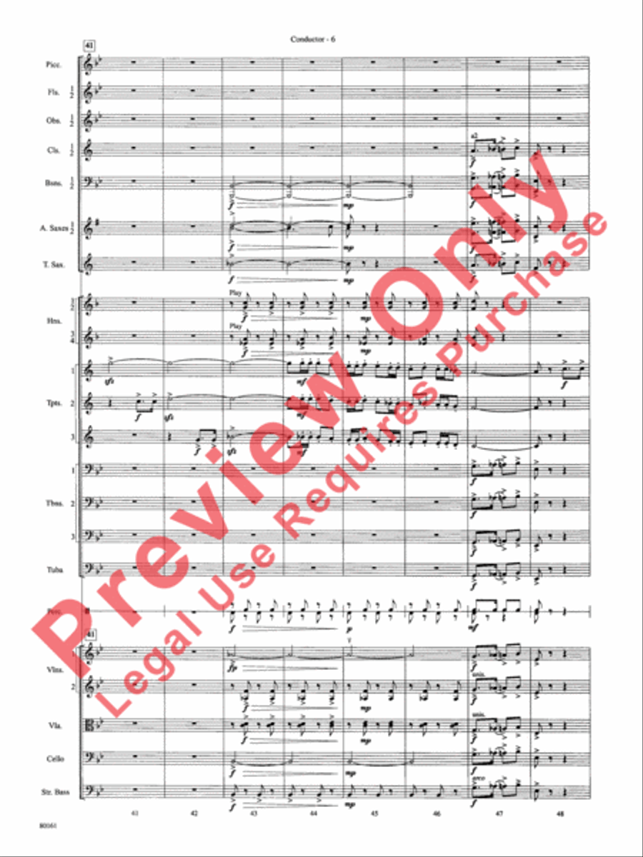 Bugler's Holiday Full Orchestra scores gallery preview page 9