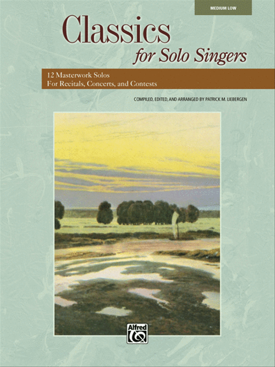 Classics for Solo Singers Medium-Low Voice scores gallery preview page 1