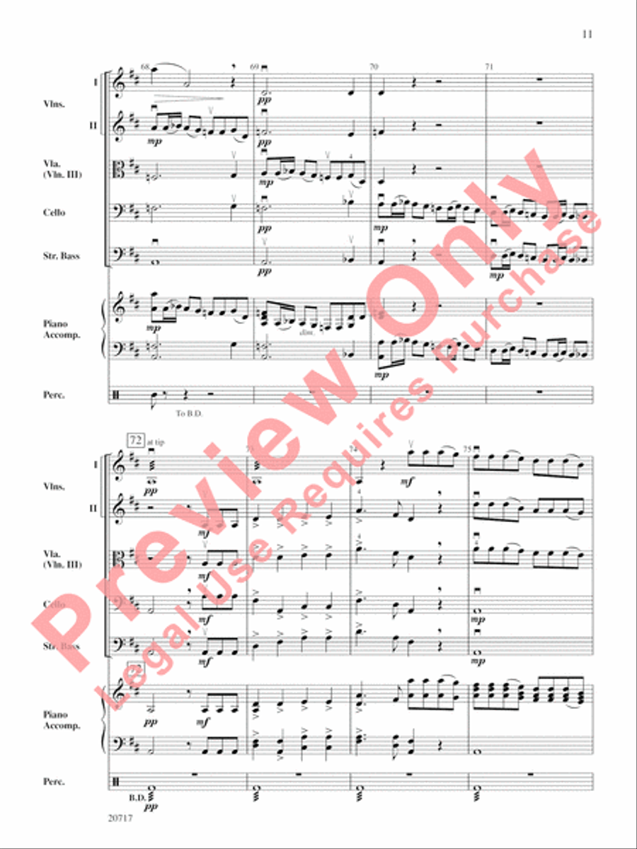 1812 Overture String Orchestra scores gallery preview page 11