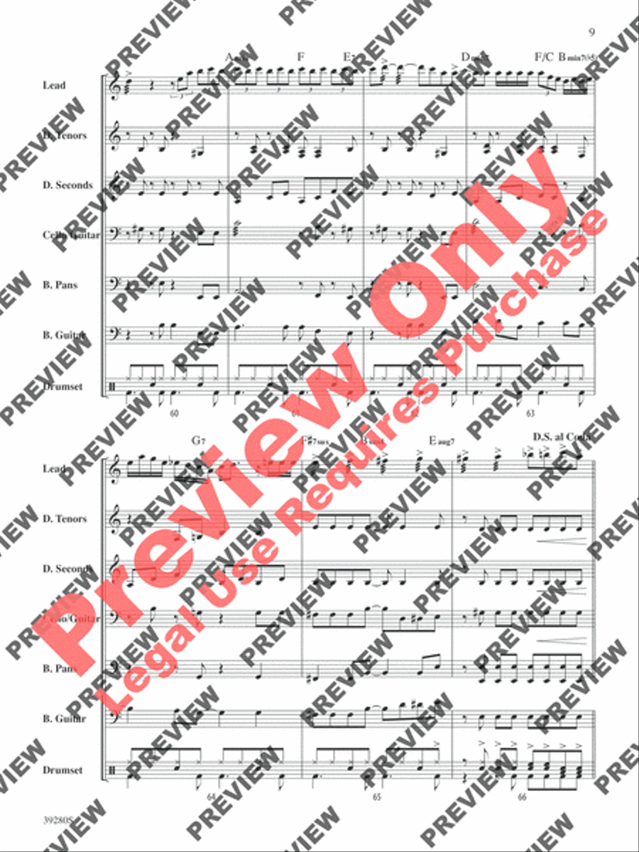 Smooth Smooth Steel Drum Band scores gallery preview page 10