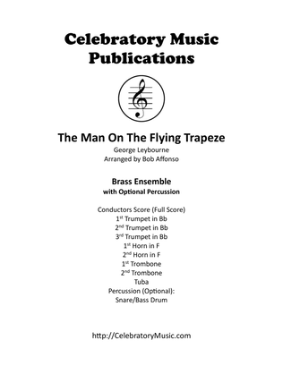 Book cover for The Man On The Flying Trapeze