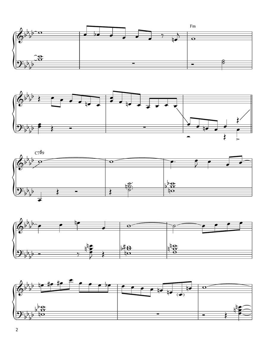 Caravan Piano scores gallery preview page 2