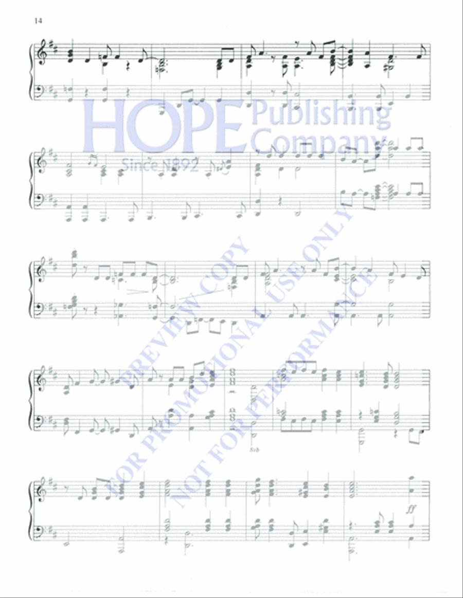 Amazing Grace Amazing Grace Piano Solo scores gallery preview page 20