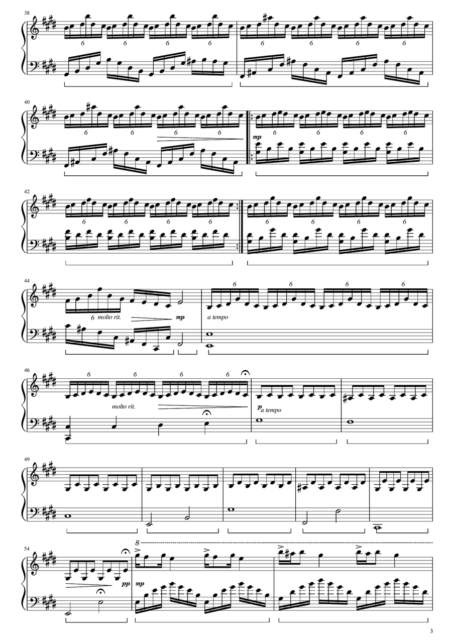 I Love You Piano Solo scores gallery preview page 3