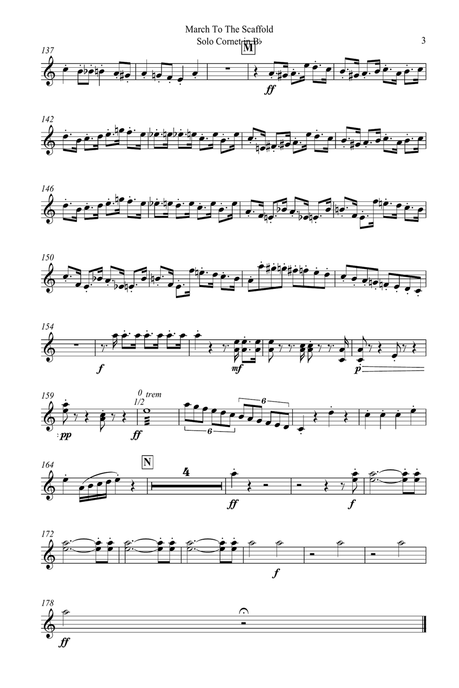 Symphonie Fantastique Brass Band scores gallery preview page 3