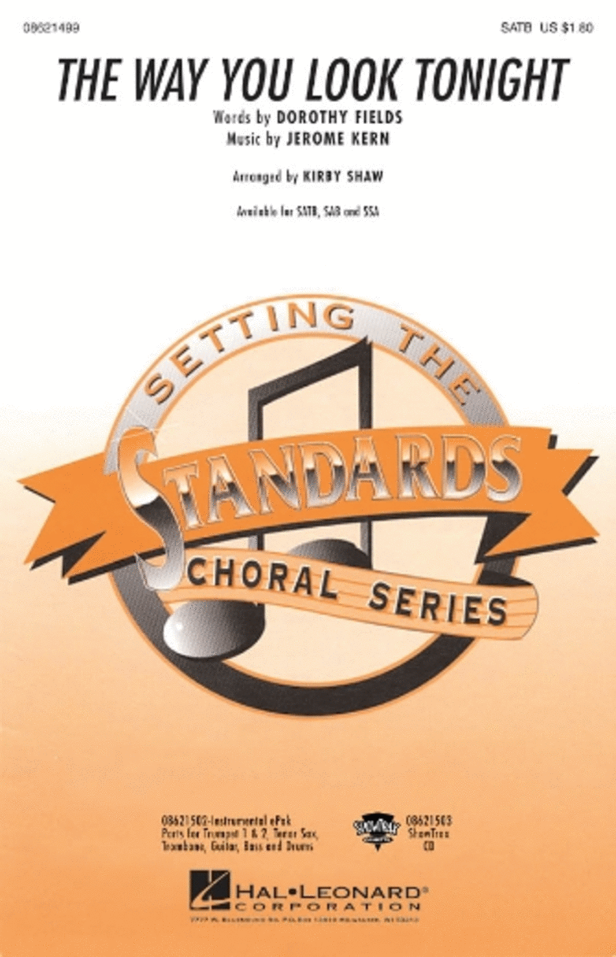 The Way You Look Tonight Vocal Jazz Ensemble scores gallery preview page 1