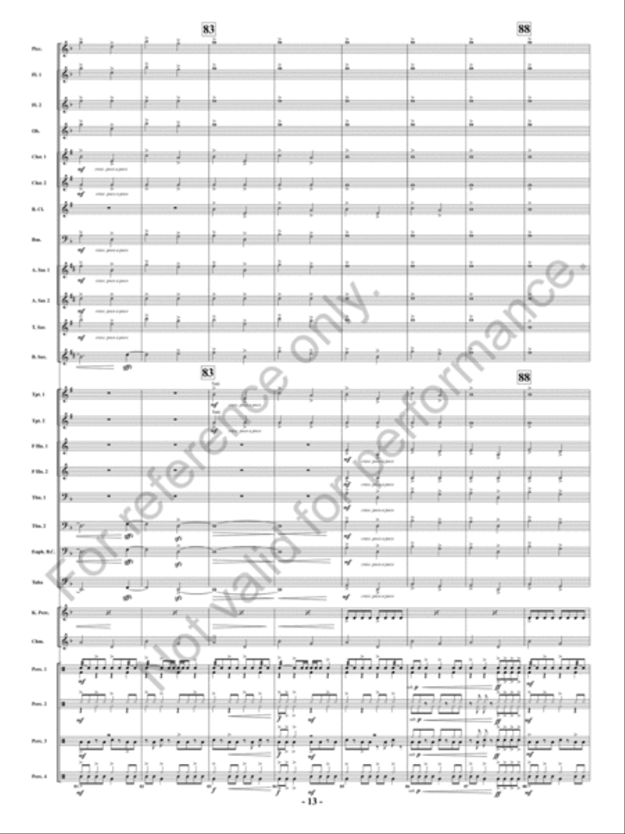 Listen to Me Listen to Me Concert Band scores gallery preview page 14