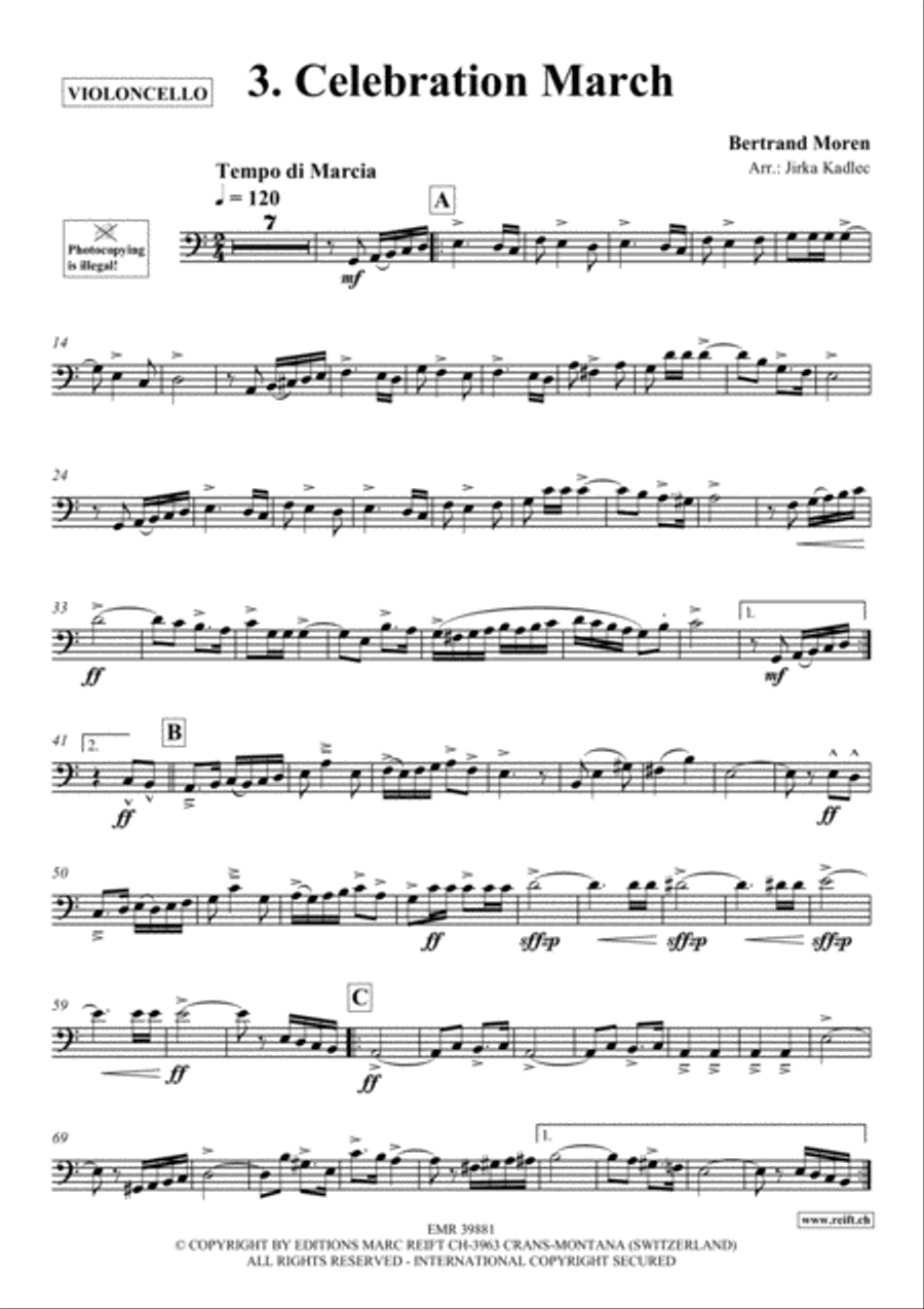 10 Greatest Famous Marches Piano Accompaniment scores gallery preview page 5