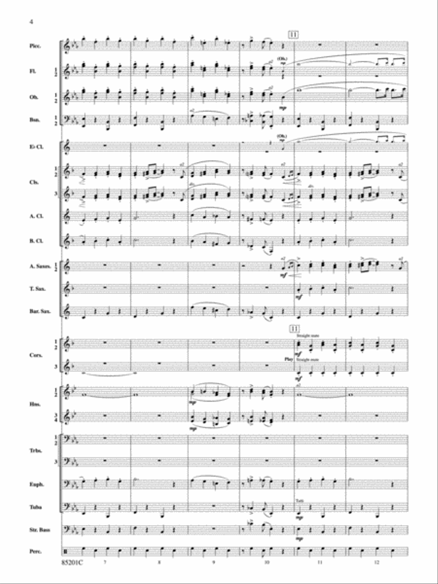 The Syncopated Clock Concert Band scores gallery preview page 3