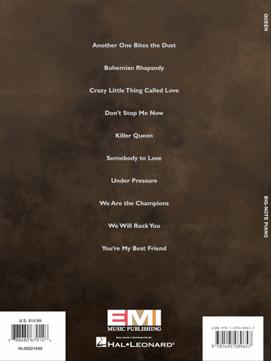Queen for Big-Note Piano Queen for Big-Note Piano Easy Piano scores gallery preview page 6