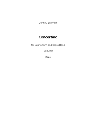 Concertino for Euphonium and Brass Band