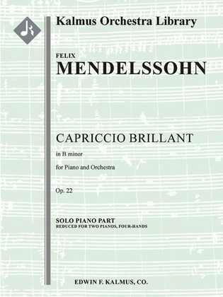 Capriccio Brillant in B minor, Op. 22