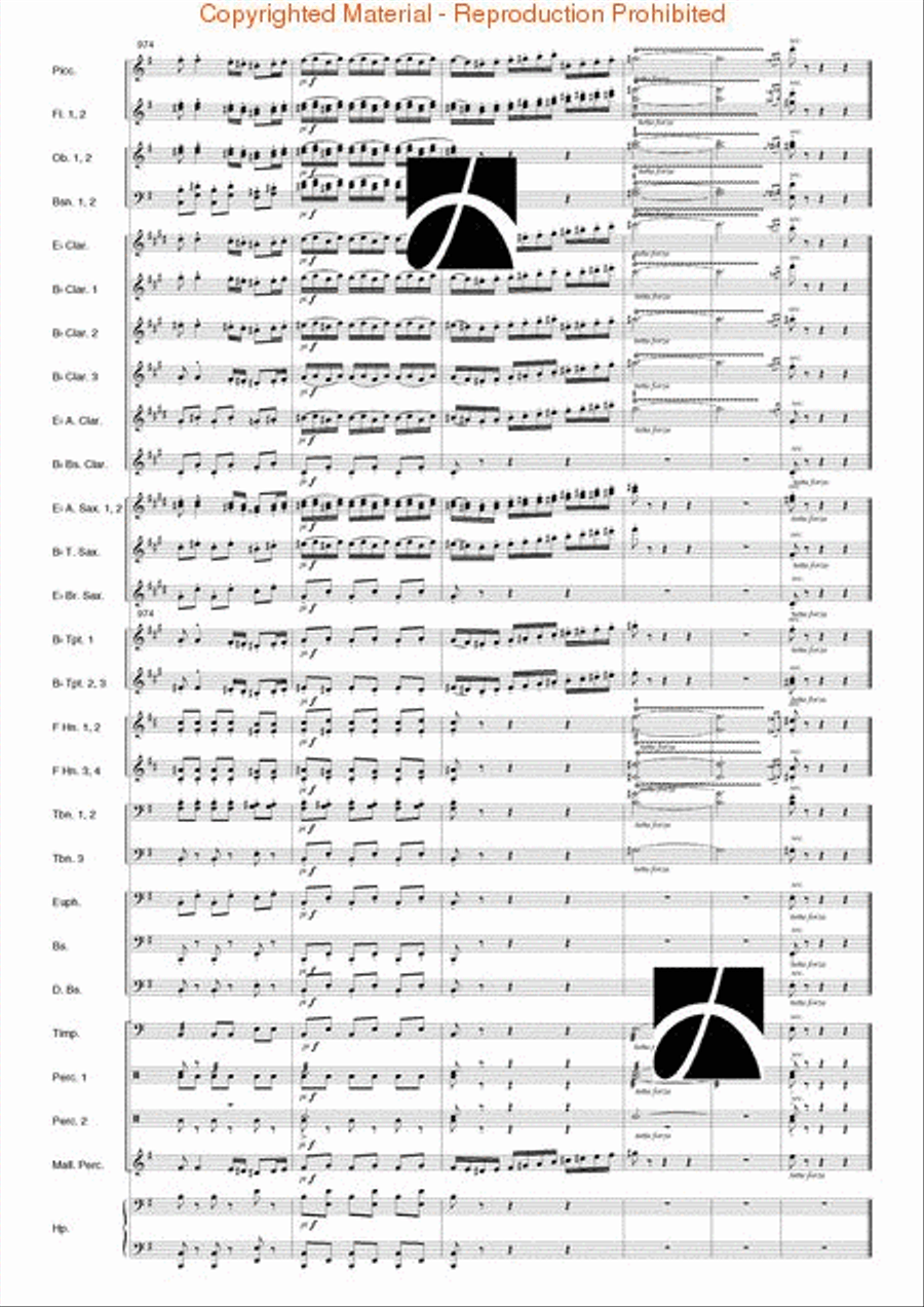 Carmen Suite Carmen Suite Concert Band scores gallery preview page 112