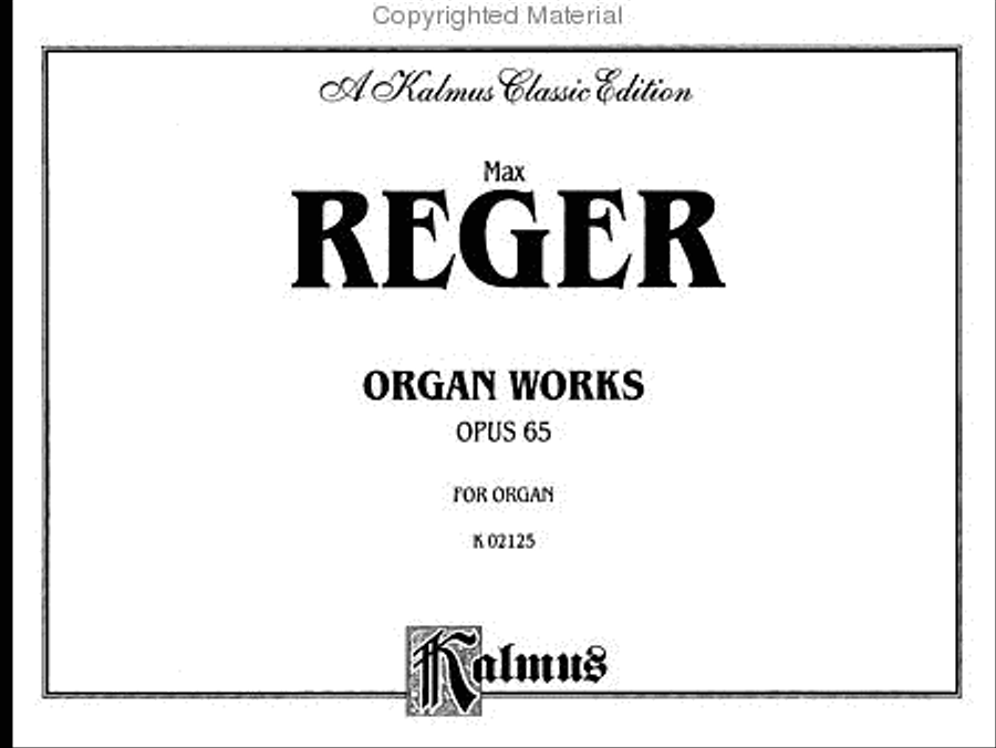 Organ Works, Op. 65 Organ scores gallery preview page 2