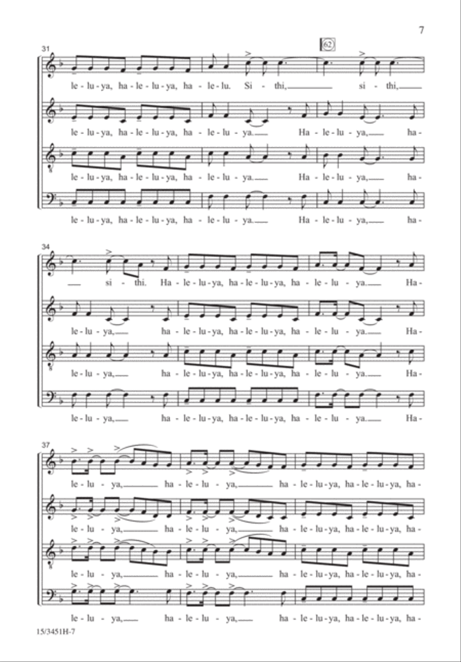 Singabahambayo 4-Part scores gallery preview page 6