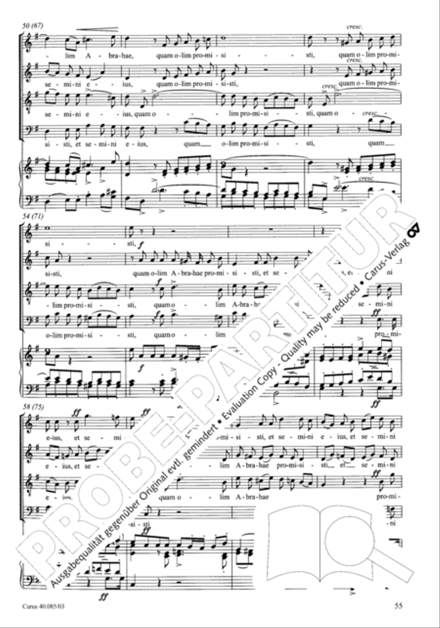 Missa pro defunctis Missa pro defunctis 4-Part scores gallery preview page 56