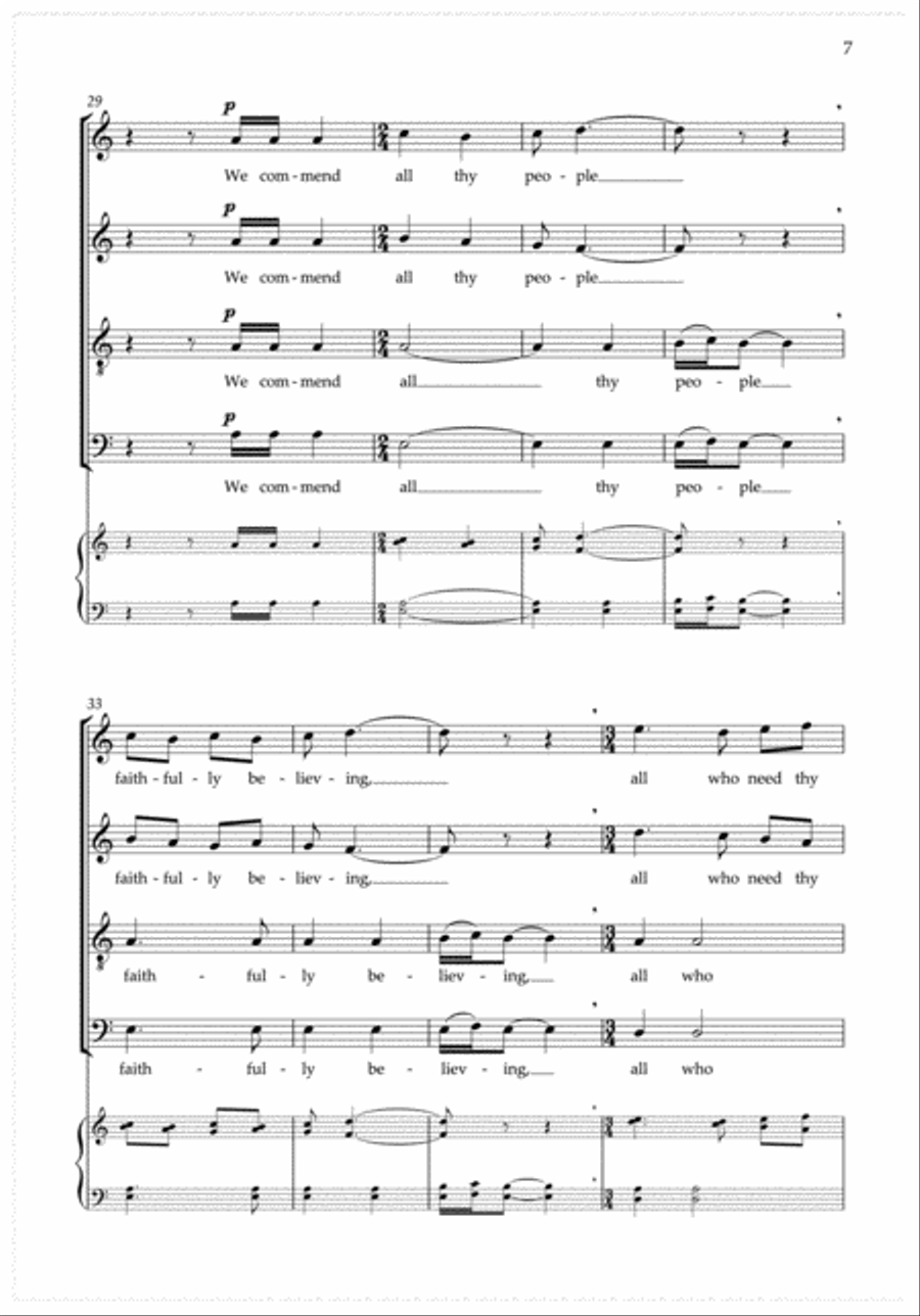 Into Thy Hands Into Thy Hands 4-Part scores gallery preview page 3