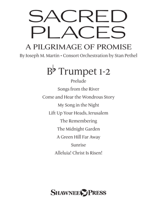 Book cover for Sacred Places - Bb Trumpet 1,2