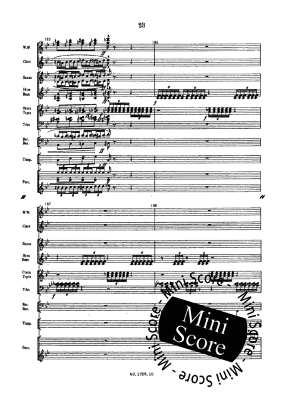 A New Dress for the Emperor Concert Band scores gallery preview page 32