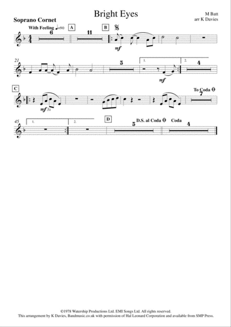 Bright Eyes Bright Eyes Small Ensemble scores gallery preview page 6