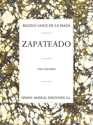 Book cover for Sainz De La Maza, R Zapateado Gtr