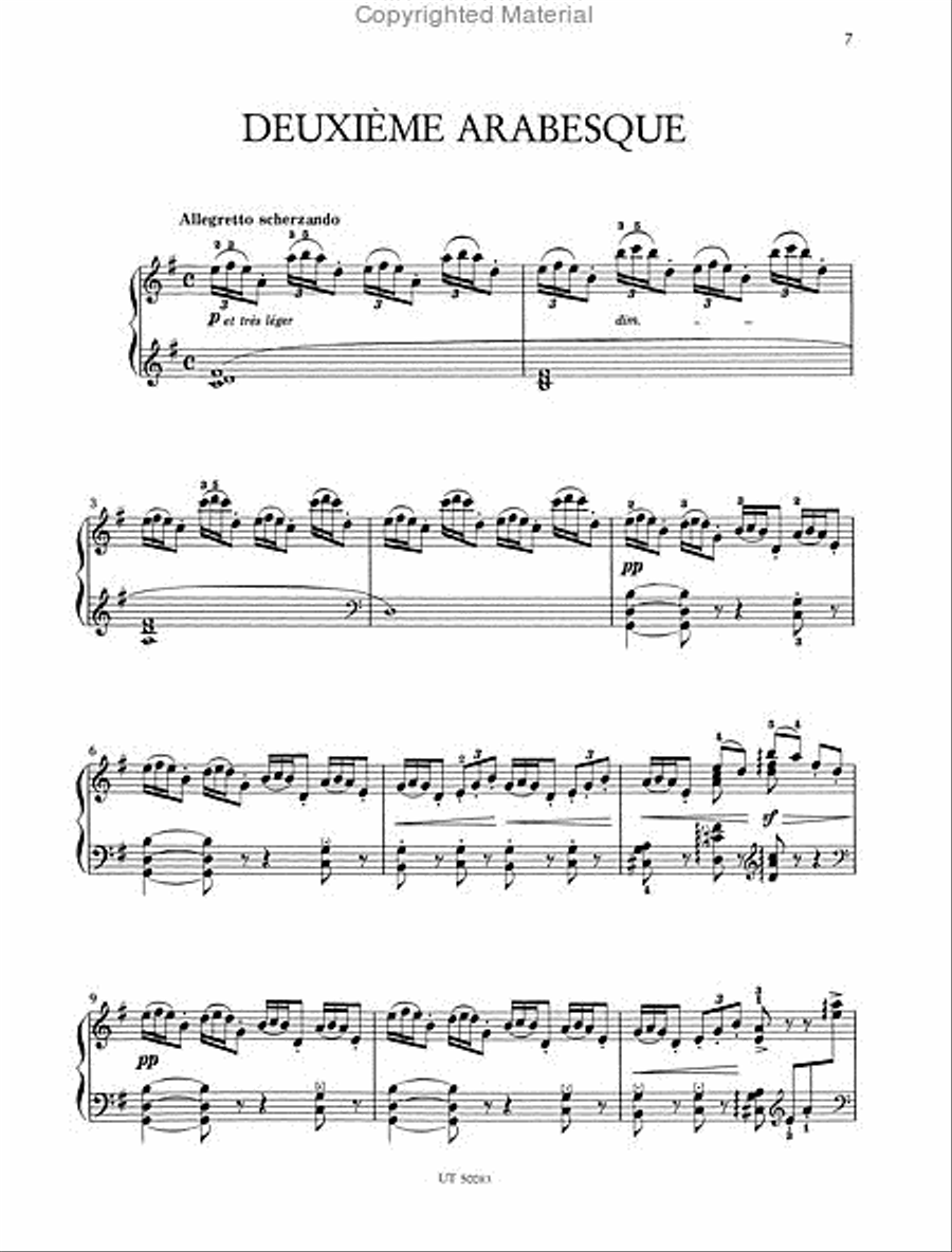 Deux Arabesques Chamber Music scores gallery preview page 3