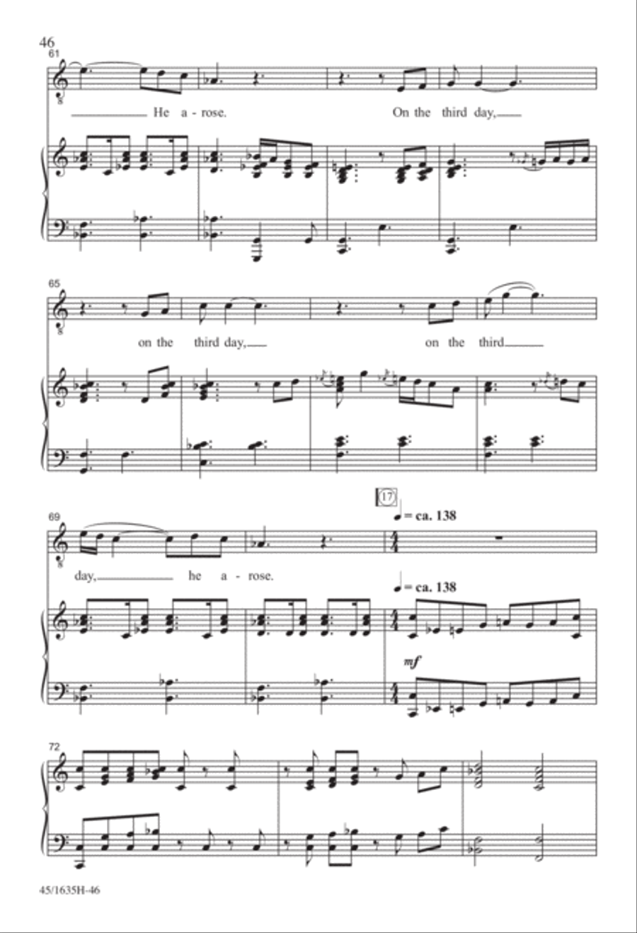 Mass: A Celebration of Love and Joy 4-Part scores gallery preview page 26