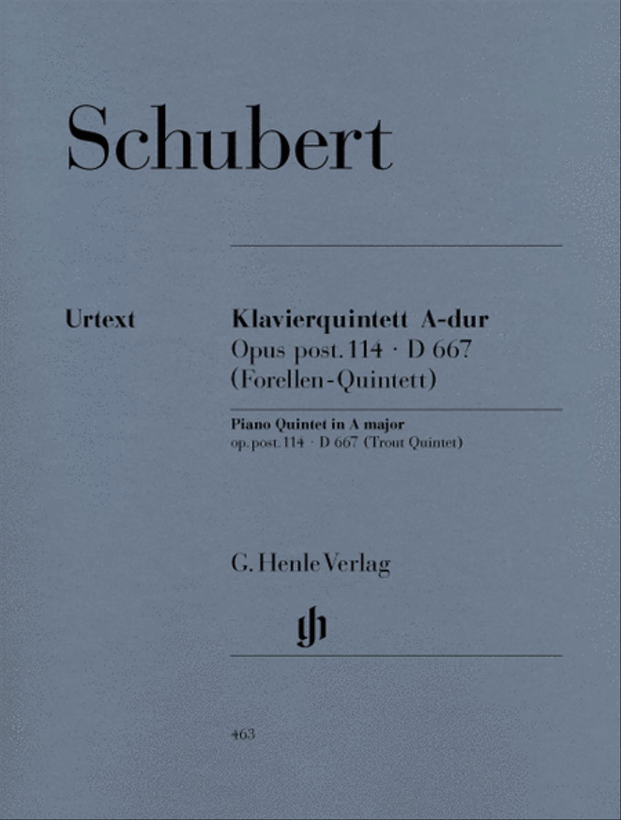 Quintet A Major Op. Posth. 114 D 667 “The Trout” Cello scores gallery preview page 1