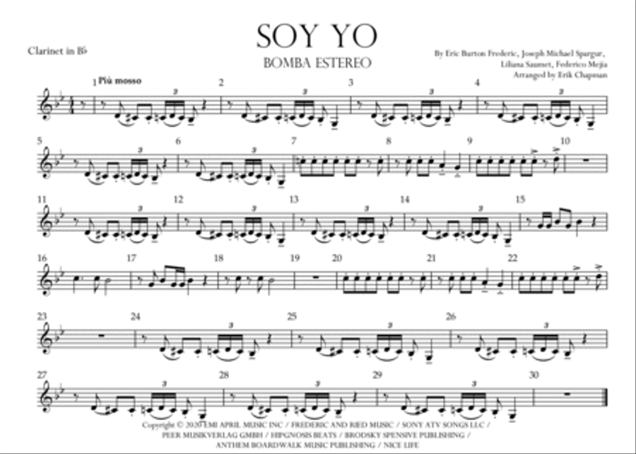 Soy Yo Marching Band scores gallery preview page 5