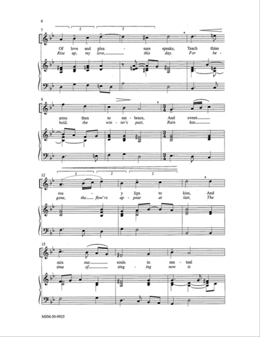 Three Elizabethan Ayres Three Elizabethan Ayres Unison Choir scores gallery preview page 3