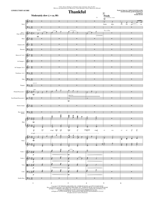 Book cover for Thankful (arr. Mark Hayes) - Full Score