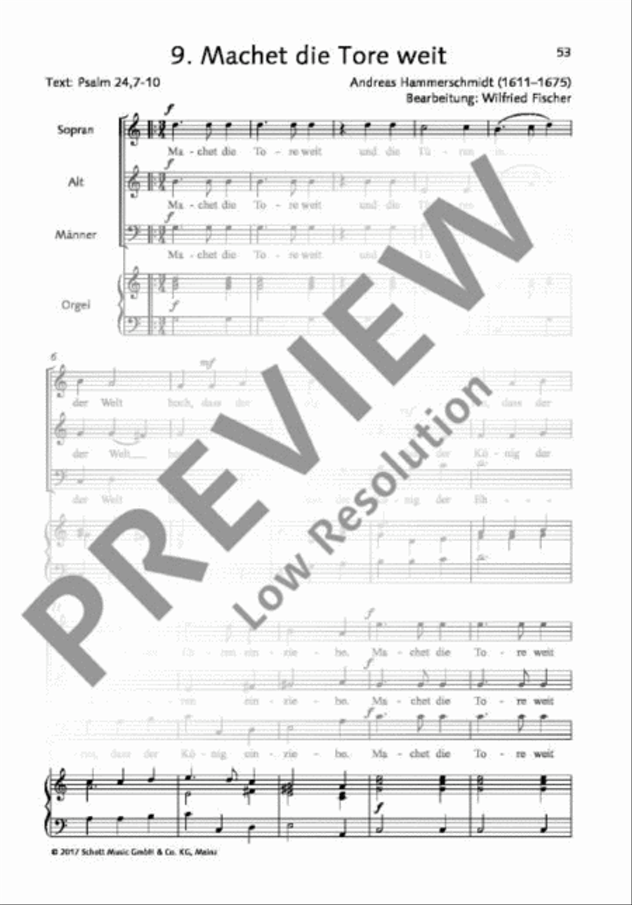 Machet die Tore weit Mixed Choir scores gallery preview page 2