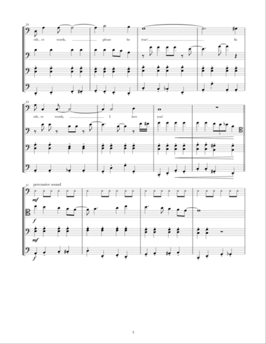 Fly Me To The Moon (in Other Words) Cello scores gallery preview page 3
