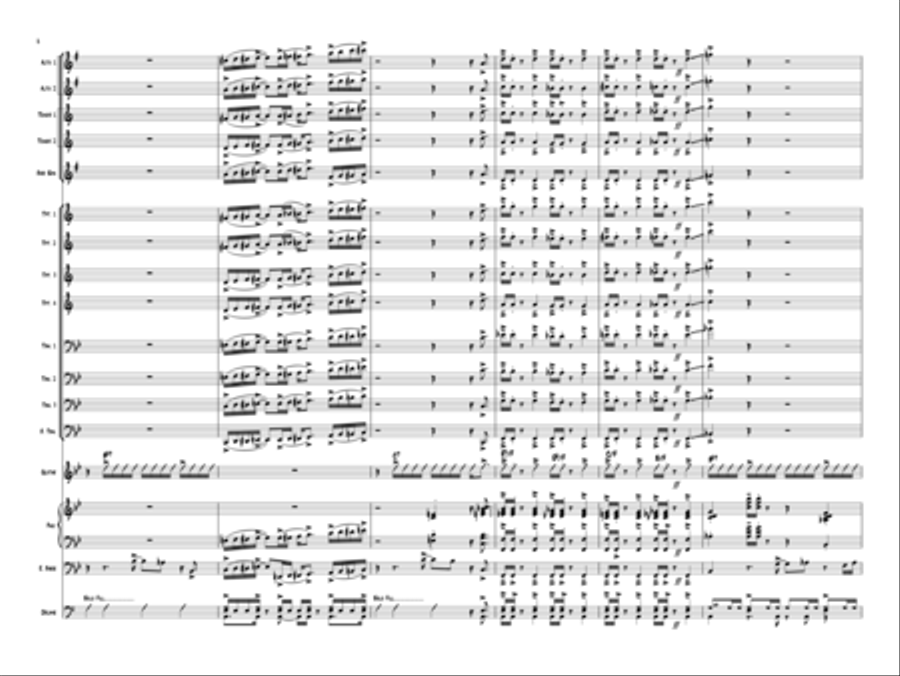 Bone Collection Jazz Ensemble scores gallery preview page 8