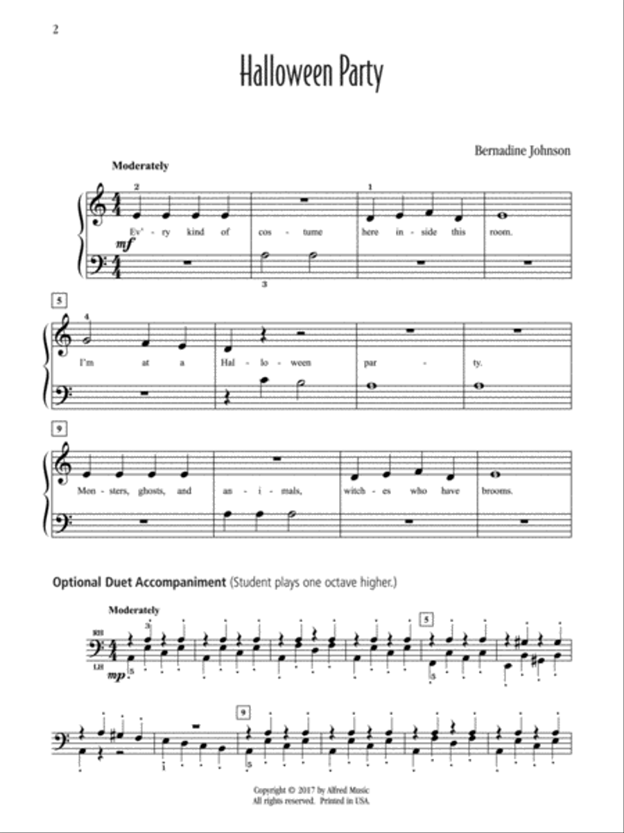 Halloween Sheet Solos Halloween Sheet Solos Small Ensemble scores gallery preview page 2