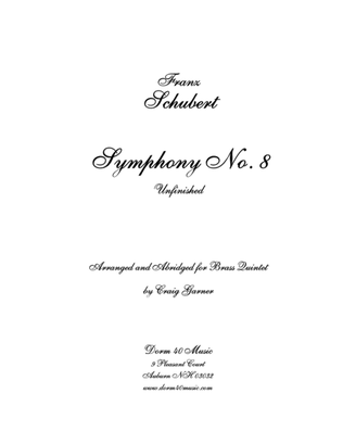 Book cover for Symphony No. 8 "Unfinished"