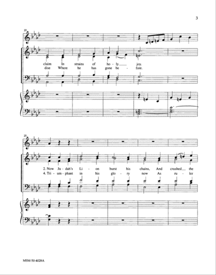 Sing Choirs of New Jerusalem Choir scores gallery preview page 3