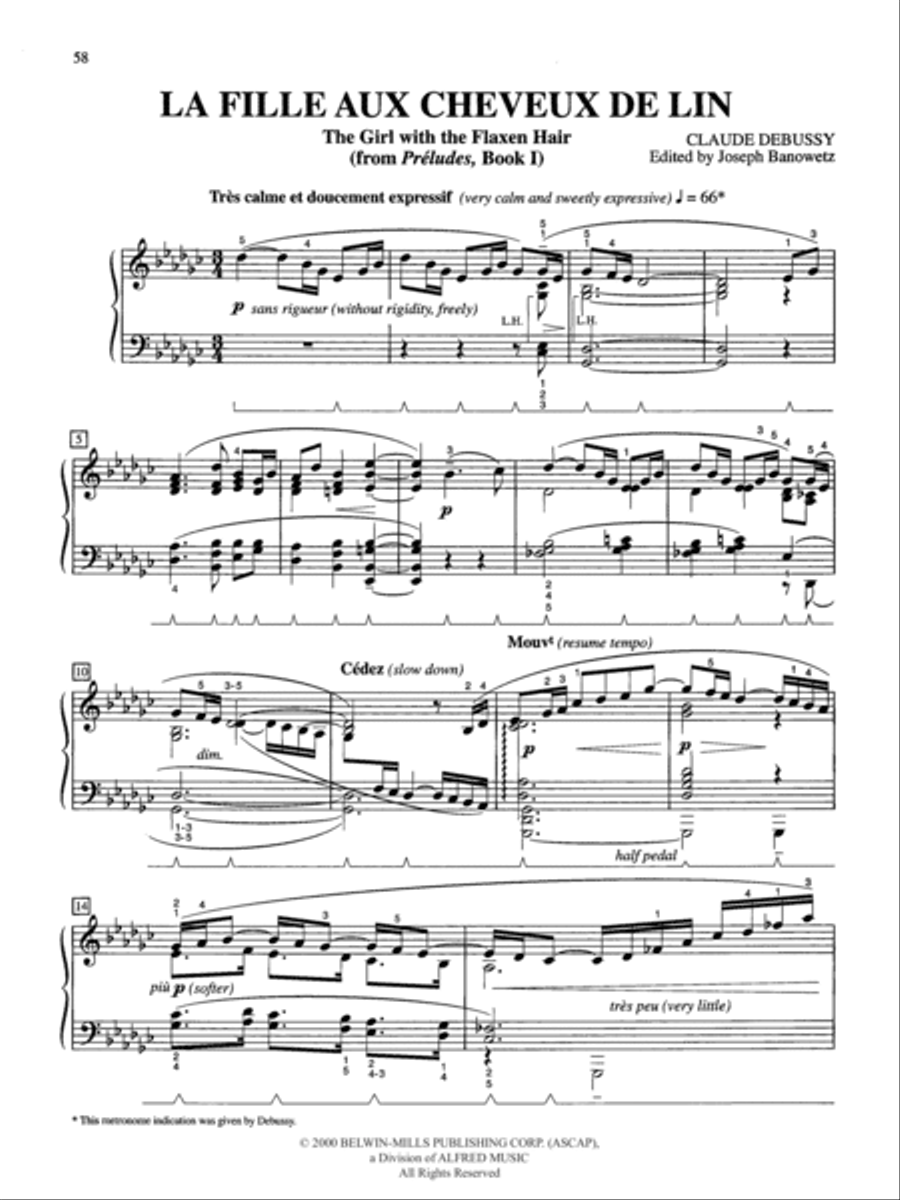 Debussy -- 12 Selected Piano Works Piano Solo scores gallery preview page 7